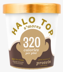 Halo Top S"mores Ice Cream - Chocolate, HD Png Download, Free Download