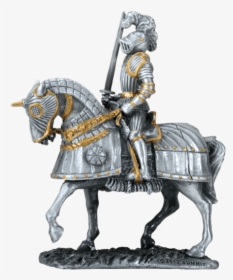 Clip Art Noble Horseback Statue Sc - Knight On Horse Statue, HD Png Download, Free Download