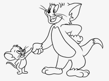 Free Tom And Jerry - Tom And Jerry Drawings For Colouring, HD Png Download, Free Download