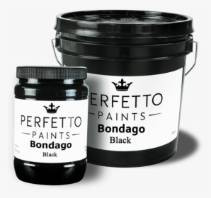 Bondago Black - Metallic Paint - Water Based - Faux - Black Acrylic Metallic Paint, HD Png Download, Free Download