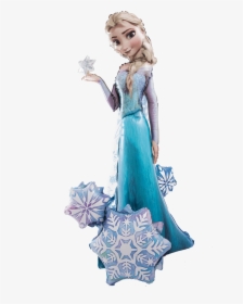 An Airwalker Balloon Of The Disney Character Elsa From - Elsa Airwalker Balloon, HD Png Download, Free Download