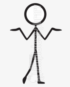 Stick Figures Svg Black And White Library - Stick Figure No Background, HD Png Download, Free Download