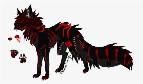 Toxic Symbol Clip Art At Clker - Black Demon Anime Wolf, HD Png Download, Free Download