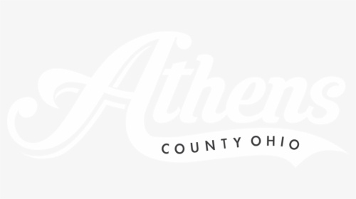 2019 Logo Athenscounty White 01 - Calligraphy, HD Png Download, Free Download