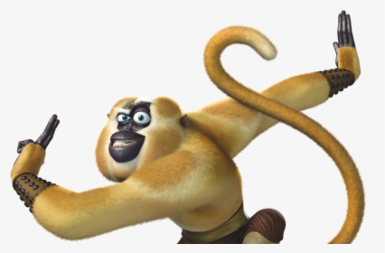 Monkey Characters Action Shot - Kung Fu Panda Monkey Transparent, HD Png Download, Free Download