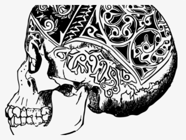 Transparent Tattoo Designs Png - Skull, Png Download, Free Download
