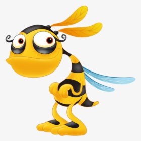 Transparent Bee Clipart - Funny Bee, HD Png Download, Free Download