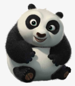 Giant Fu Big Valentines Eyes Bear Panda Clipart - Little Po Kung Fu Panda, HD Png Download, Free Download