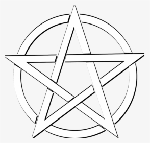 Pentacle Vector Inverted - Pagan Pentagram, HD Png Download, Free Download