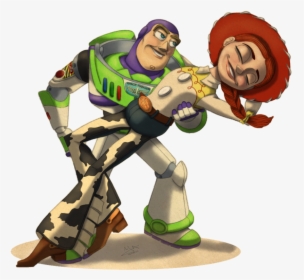 Toy Story Buzz And Woody Png - Buzz Lightyear E Jessie, Transparent Png, Free Download