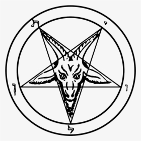 Transparent Pentagram Baphomet - Sigil Of Baphomet Png, Png Download, Free Download