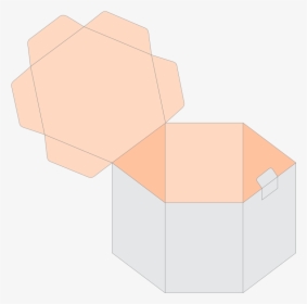 Custom Hexagon 2 Pc Boxes - Illustration, HD Png Download, Free Download
