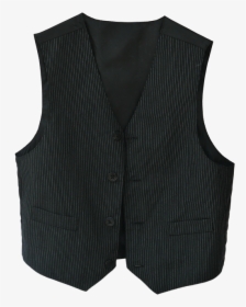 Vest, Waistcoat, Pinstripe, Clothing, Clothes, Fabric - Vest, HD Png Download, Free Download
