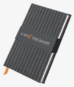 Cloth Bound Hardback Notebook Charcoal Pinstripe - Paper, HD Png Download, Free Download