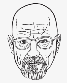 Outline Of Walter White Transparent, HD Png Download, Free Download