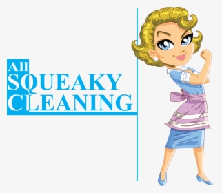 Residential And Commercial All - Mom Cleaning Floor Clipart, HD Png Download, Free Download