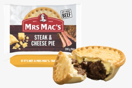 Mrs Mac's Beef Cheese And Bacon Pie, HD Png Download, Free Download