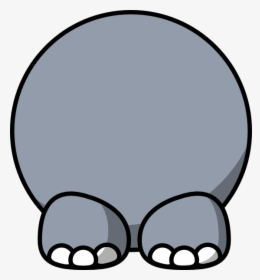 Elephant Clipart Body - Elephant Body Clipart, HD Png Download, Free Download