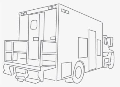 Lift Gates For Trucks - Outline Truck Body, HD Png Download, Free Download