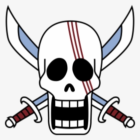 Transparent One Piece Logo Png - Red Hair Pirate Flag, Png Download, Free Download