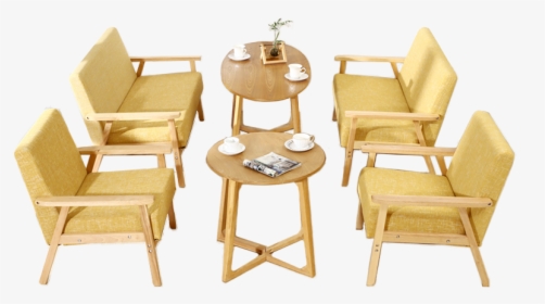 Dessert Tea Shop Western Cafe Table And Chair Combination - Transparent Cafe Chairs Png, Png Download, Free Download