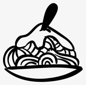 Food Meal Hand Drawn Plate Side View - Draw Food Icon Png, Transparent Png, Free Download