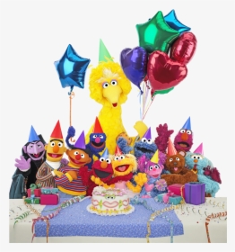 Sesame Street Characters Happy Birthday, HD Png Download, Free Download