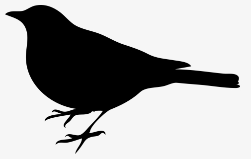 Crow - Bird Silhouette Clip Art, HD Png Download, Free Download