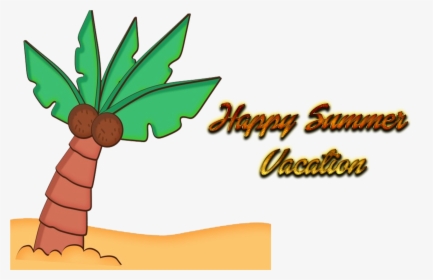 Happy Summer Vacation Png Background - Illustration, Transparent Png, Free Download