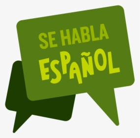 Se Habla Espanol Speech Bubbles - St Augustine Academy Of Pampanga, HD Png Download, Free Download