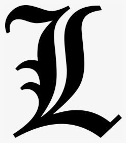 Logo L Death Note Png, Transparent Png, Free Download
