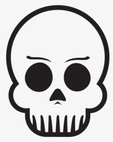 Skull With Eyebrows - Skeleton Eyebrows, HD Png Download, Free Download