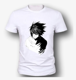 Death Note L Manga Black And White - Death Note L Anime, HD Png Download, Free Download