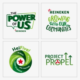 Hk - Grow With Our Community Heineken, HD Png Download, Free Download