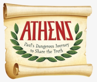 Athenslogo Withscroll Hr - Vacation Bible School Athens, HD Png Download, Free Download