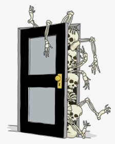 Skeletons In The Closet - Skeleton In The Closet Cartoon, HD Png Download, Free Download