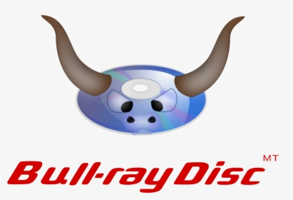 Bull-ray Disc Parody Logo Clip Arts - Blu Ray, HD Png Download, Free Download