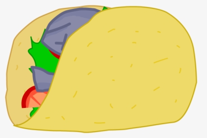 Taco Clipart Battle For Dream Island - Bfdi Taco Food, HD Png Download, Free Download