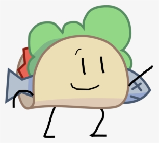 Taco Clip Team - Book And Taco Bfb, HD Png Download, Free Download