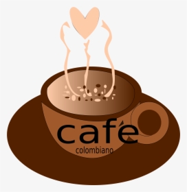 Café Colombiano Clip Arts - Cafe Colombiano En Png, Transparent Png, Free Download