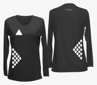 Women"s Reflective Long Sleeve Shirt - Womens Running Long Sleeves Shirt, HD Png Download, Free Download
