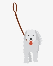 Dog On A Leash - Dog On Leash Clipart, HD Png Download, Free Download