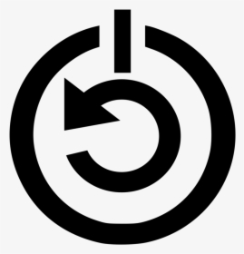 Area,trademark,symbol - Power Reset Icon, HD Png Download, Free Download