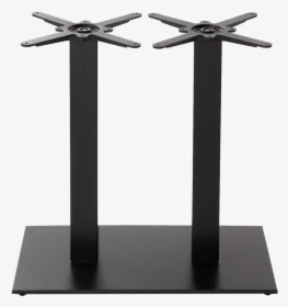 Twin Pedestal Dining Base Black, HD Png Download, Free Download
