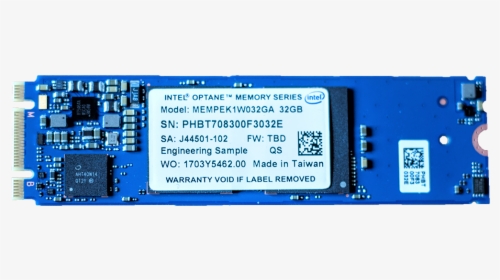 Intel Optane Memory Ssd 32gb - Intel Optane Memory Series, HD Png Download, Free Download