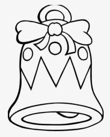 Christmas Bell Clipart Downloadable - Free Christmas Bell Coloring Pages, HD Png Download, Free Download