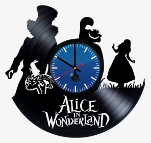 Vinyl Clock Designs Png Transparent - Alice In Wonderland Designs, Png Download, Free Download