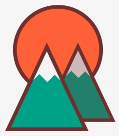 Moutain Vector Red Mountain - Red Mountains Cartoon Png, Transparent Png, Free Download