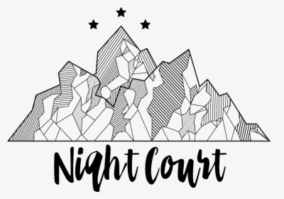 Transparent Mountain Vector Png - Night Court Mountains, Png Download, Free Download