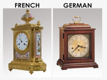French And German Mantel Clocks - German Clock Models 19th Century, HD Png Download, Free Download